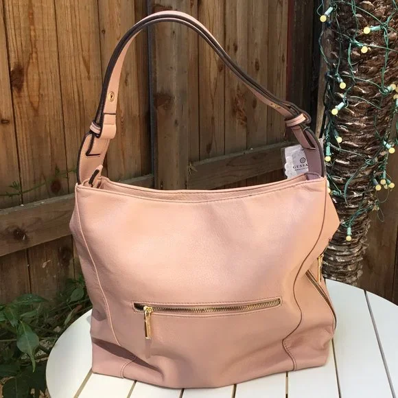 NWT Gussaci Pink Vegan Faux Leather Purse Handbag - Picture 2 of 9